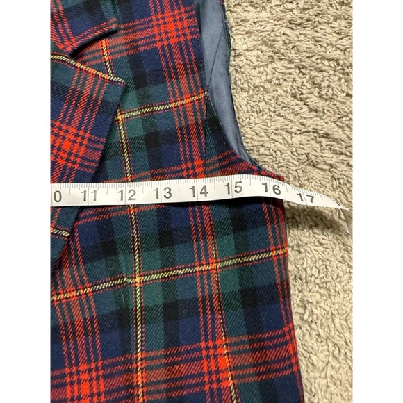 Vintage Pendleton Women's Plaid Petite Vest Grandmacore Schoolgirl Academia 6 - Picture 4 of 6